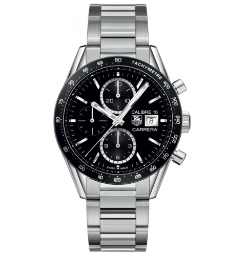 TAG Heuer Carrera Calibre 16 41 Stainless Steel / Black / Bracelet